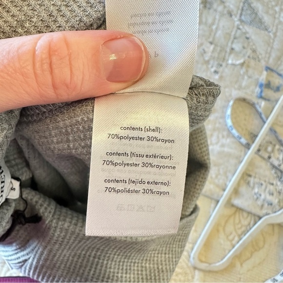 NWT WeWoreWhat waffle leggings in heather gray women’s size small casual comfy - Picture 7 of 7